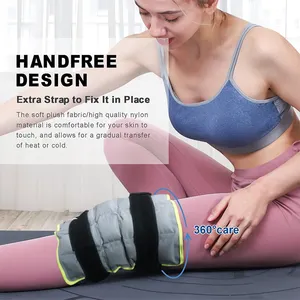 World-bio Customize Microwavable Ice Sheet Self-absorbing Water Therapy Hot Pack For Knee Muscle Ache