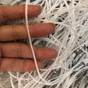 Filet de pêche fait à la main à 3 couches avec <span class=keywords><strong>mousse</strong></span> PVC 25M PA Line & Sinkers-Nylon 3 couches Seine Trammel Net Float Wrapped Rope 25M PA - Product Image 6