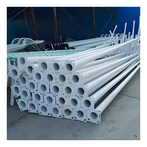 中国メーカー製の伝統的な亜鉛メッキ鋼製装飾用8メートル高分割型街路灯柱 - Product Image 3