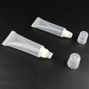 For Eco-friendly Cylinder PE Squeeze Tube with Easy Open End for Cosmetic Packaging 5ml 8ml 10ml 13ml <b>Lip</b> Balm Skin Care - Product Image 5