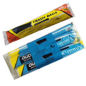 Black plastic garbage bag plastic trash bag can liner plastic dustbin liners