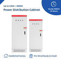 Armoire de distribution d'énergie basse tension, double alimentation, ATS, boîtier de contrôle de compteur, panneau de commutation pour chantier