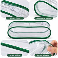 Étui de rangement transparent pour poupées en peluche de 15 cm - Sac de présentation anti-rayures avec porte-clés, boîte de rangement de voyage durable pour accessoires