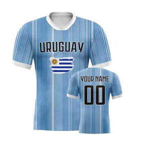 Tenues de football à séchage rapide 100 % polyester, manches courtes, impression numérique, numéros d'équipe, nom du joueur, dégradé de couleurs - Product Image 5