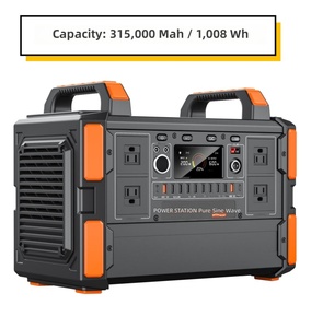 Stazione di Alimentazione Portatile Stabile ad Alta Potenza 1200W, Batteria LiFePO4 1008Wh, Generatore Solare MPPT per Casa, Campeggio e Attività all'Aperto - Product Image 1