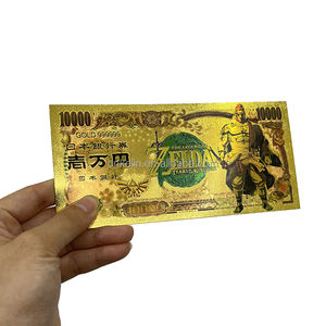 Envío Gratis, Billetes de 10000 Yenes del Anime Japonés <span class=keywords><strong>Zelda</strong></span>, Billete de Banco Chapado en Oro de 24k, en Stock - Product Image 3