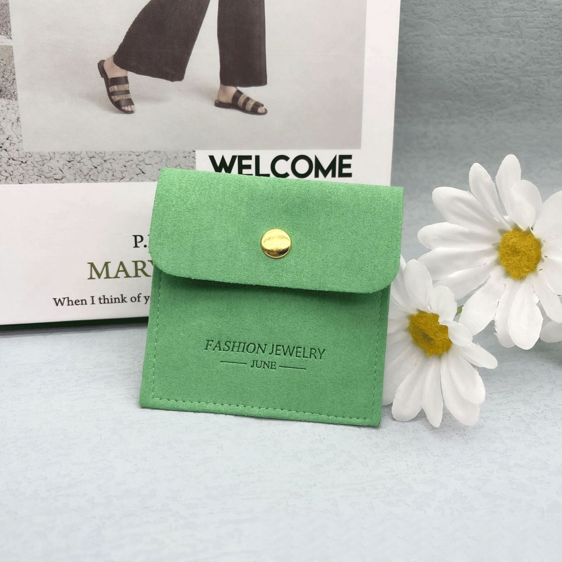 Vert 8*8cm sac + nternal carte