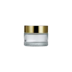 Bouteille de base à grille rouge nette soins de la peau pommade cosmétique pour les yeux échantillon d'essai fendu verre dépoli transparent vide - Product Image 4
