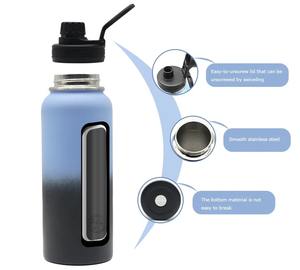 Custom 950ml 32oz 12-24 Hours Thermal Handgrip Vacuum Drinking <b>Bottle</b> Camping <b>Sports</b> Double Wall Insulated Stainless Steel <b>Water</b> - Product Image 5