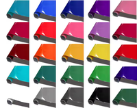 Rouleaux de vinyle autocollant en PVC imprimable, double brillance, sans fluorescence, échantillons gratuits