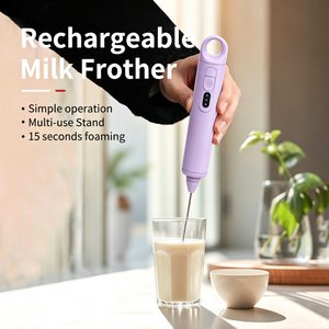 Batidora de Café Eléctrica Inalámbrica de Alta Potencia con Soporte Incluido para Café Bulletproof, Cappuccino y Huevos - Product Image 2