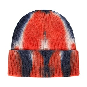 New Trend Winter Knitted Daily Tie Dye <strong>Beanie</strong> Colorful Tie Dye <strong>Beanies</strong> - Product Image 5