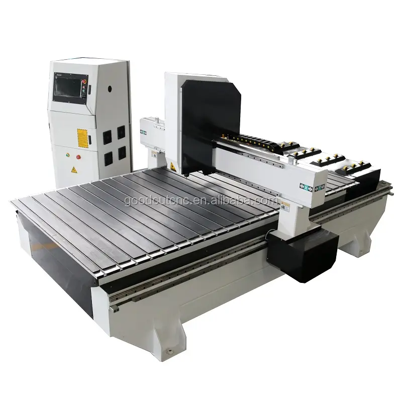 Tế Nam Goodcut CNC Giá Bộ Định Tuyến Với Dày Nhiệm Vụ Nặng Nề Khung