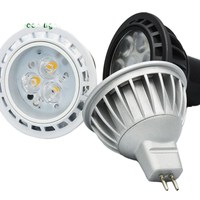 Projecteur LED MR16 GU10 3W 5W 7W 12V 220V Double Tension en Aluminium Moulé Sous Pression Design Moderne pour Éclairage d'Accent Plafond