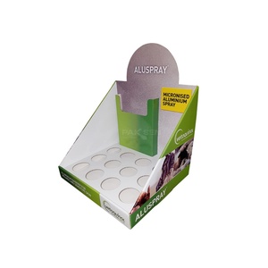 ชั้นวางยาแบบตั้งโต๊ะสำหรับร้านขายยา, ชั้นวางแสดงสินค้าแบบกระดาษแข็งสำหรับสเปรย์ - Product Image 3