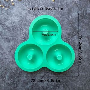 Donut Silicone <b>Mold</b>, Ring Baking <b>Mold</b> for Donut, <b>Cake</b>, Muffin, Cookie & Bagel Making - Product Image 2