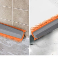 Balai à pousser DOOSO pour fenêtres, balai en caoutchouc, râteau à tapis, balai pour enlever les poils d'animaux avec raclette