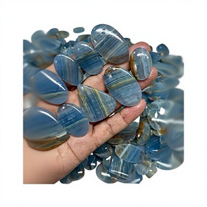 FAIJAN GEMS Pierre naturelle de calcite bleue faite à la main, très vendue, pour la décoration intérieure, artisanat, toutes formes, pour la fabrication de bijoux et pendentifs - Product Image 1