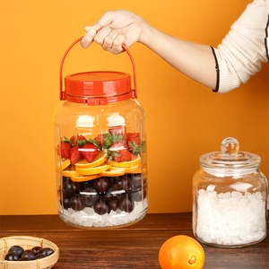 16L Large Chinese Container <strong>Jar</strong> for Kitchen Storage for Kimchi Pickled <strong>Garlic</strong> PC Large Screw Cap Lid Glass for Giveaways - Product Image 1