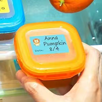 Étiquettes personnalisées en PET imperméables pour contenants alimentaires