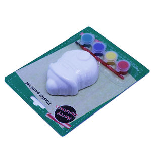 Mainan lukisan anak-anak hadiah Natal mainan lukisan plester diy mainan gambar berwarna lukisan pendidikan gipsum untuk anak-anak - Product Image 2