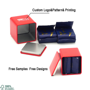 Caja de Metal cuadrada pequeña reciclable para almacenamiento de alimentos de té, galleta <span class=keywords><strong>Rectangular</strong></span> personalizada, Chocolate, caramelo, pastel, caja de lata de embalaje - Product Image 2