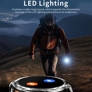 Reloj Inteligente Redondo Amoled HD300 Pro con GPS, Mapa Fuera de Línea, Linterna, 4GB de Almacenamiento, Resistente al Agua 3ATM, Reloj Deportivo para Hombres - Product Image 6
