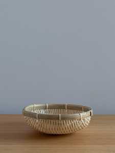Deep Bamboo Colander Handmade Kitchen Strainer Natural Bamboo <b>Basket</b> Washing <b>Draining</b> Bowl OEM Supplier Vietnam - Product Image 5