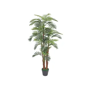 Fabriek directe verkoop indoor decoratie levensechte kunstmatige palmbladeren kunstmatige planten bonsai