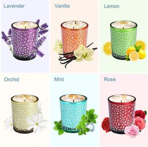 Velas perfumadas 100% Natural respetuoso del medio ambiente <span class=keywords><strong>de</strong></span> cera <span class=keywords><strong>de</strong></span> soja fragancia <span class=keywords><strong>de</strong></span> <span class=keywords><strong>flores</strong></span> y aceites esenciales y <span class=keywords><strong>de</strong></span> alivio <span class=keywords><strong>de</strong></span> estrés Set regalo <span class=keywords><strong>de</strong></span> 6 - Product Image 2