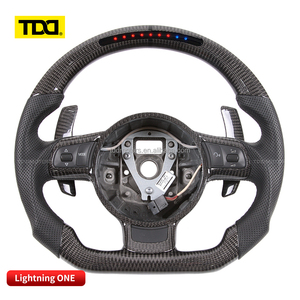 พวงมาลัยคาร์บอนไฟเบอร์แบบสปอร์ต TDD LED สำหรับ Audi A3/A4/A5/A6/A7/A8/Q5/Q7/TT/RS3 RS4 RS6 แบบกำหนดเอง - Product Image 2