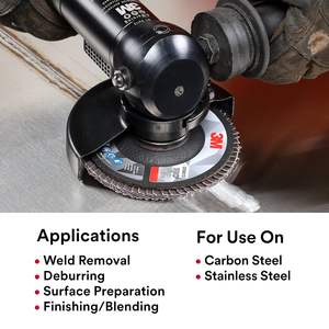 Profession elle 3M 769F Klappens cheibe Keramik korns chleif scheibe High Stock Removal für Edelstahl und Metall - Product Image 5