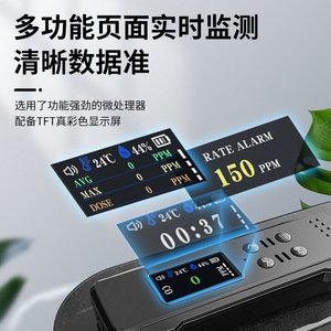 Portable Carbon Monoxide Detector ZN-MT21 Black White For Outdoor Garages Camping Car Monitoring - Product Image 5