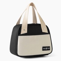 Sac isotherme personnalisé en tissu Oxford trapézoïdal, grande capacité, fermeture éclair, pour 2 personnes, idéal pour le bureau ou les pique-niques
