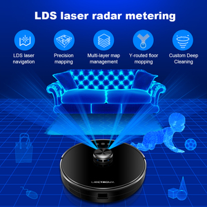 หุ่นยนต์ดูดฝุ่น LIECTROUX XR500 ระบบนำทาง LDS ขายส่ง - Product Image 5