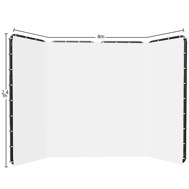 2.4Mx4M Photography Backdrop Living Video Recording Background Stand