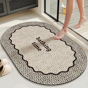 Alfombrilla moderna antideslizante <span class=keywords><strong>de</strong></span> PVC para puerta <span class=keywords><strong>de</strong></span> baño, absorbente <span class=keywords><strong>de</strong></span> agua y <span class=keywords><strong>de</strong></span> secado rápido para el suelo del baño del hogar, alfombrillas <span class=keywords><strong>de</strong></span> baño - Product Image 6