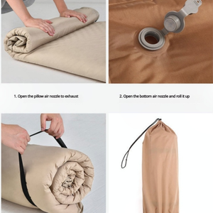 Colchón de Aire Inflable Moderno, Portátil, Resistente a Pinchazos, Autoinflable, con Inflado Rápido, para Casa, Aire Libre y Camping - Product Image 5