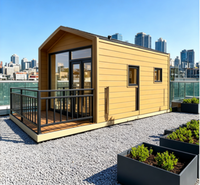 Maison préfabriquée Boxspace à toit triangulaire, mini-maison triangulaire, maison préfabriquée moderne en conteneur, maisons conteneurs