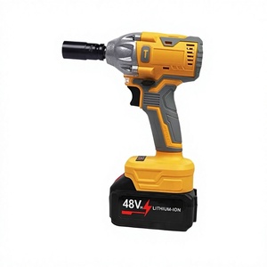 Llave de Impacto Inalámbrica de Alta Potencia, Llave Eléctrica de Iones de Litio de 20V para Reparación de Neumáticos de Automóviles/Maquinaria, Torque Ajustable - Product Image 1