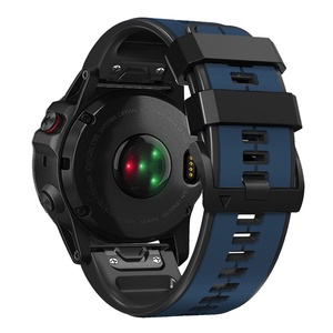 Correa de Reloj de Silicona de Doble Color de Liberación Rápida Upro para Garmin Fenix 8 7 6 5 22mm 26mm, Correa Deportiva Transpirable - Product Image 4