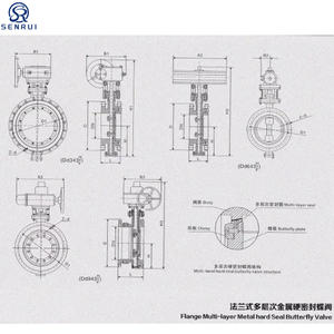 93g dn150 स्टेनलेस स्टील कुशन तितली एक्टोनेटर जांच वाल्व <span class=keywords><strong>dn15</strong></span> 8in क्लैंप dn600 विनिर्माण anंसी - Product Image 6