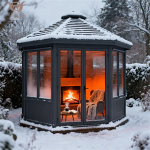 DEMEA prefabbricata in alluminio veranda moderna 4 stagioni in vetro isolato casa giardino giardino all'aperto giardino giardino giardino <span class=keywords><strong>Patio</strong></span> Villa - Product Image 4