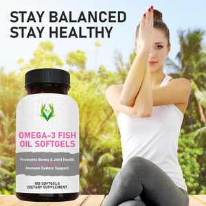 Complément alimentaire en gélules d'huile de poisson oméga-3 OEM, très vendu, favorise la santé des os et des articulations et soutient la fonction du système immunitaire - Product Image 3