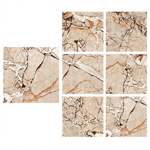 Azulejos de pared y suelo de porcelana pulida Antico Peach Terrazzo 800x800mm-Losas de cerámica decorativas exportadas a Surinam - Product Image 1