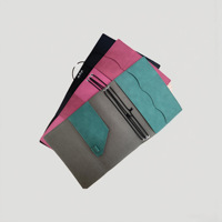 Carpeta de Almacenamiento de Cuaderno de Mano A5 de Cuero PU Retro, Portátil, con Cubierta para Bloc de Notas Impreso Digitalmente/UV y Encuadernación Elástica