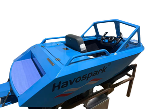 HAVOSPARK Mini <span class=keywords><strong>Jet</strong></span> Boat Électrique 15KW, 50km/h, Haute Vitesse, en Alliage <span class=keywords><strong>d</strong></span>'Aluminium, Bateau RC Portable 72V, Monoplace, pour Sports Nautiques - Product Image 6