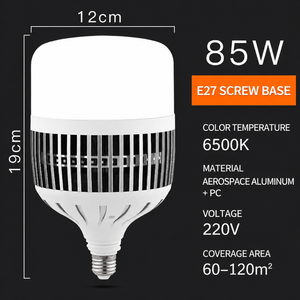 Factory Light E27 LED Corn <b>Bulb</b> 6000K Daylight 85LM/W Plastic Body AC SMD Warehouse Use 2-Year Warranty - Product Image 3