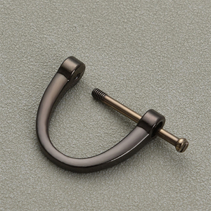 D-Nhẫn Với Vít Còng Móng Ngựa U Hình Dạng Vòng Chìa Khóa Tự Làm Da Xe Keychain Số Lượng Lớn Thủ Công Ví Phụ Kiện Vòng Chìa Khóa Móc Chìa Khóa - Product Image 6