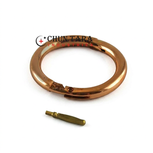 Anillo Nasal de Latón Resistente para Ganado con Tornillo para Sujeción de Animales, Equipo Duradero para Animales de Granja - Product Image 1